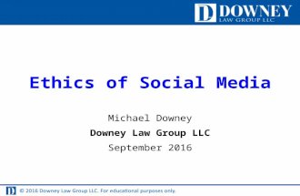 Legal Ethics and Social Media