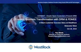 Enabling Business Transformation with DRM & FDMEE