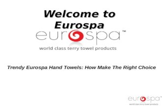 Trendy Eurospa Hand Towels: How Make The Right Choice