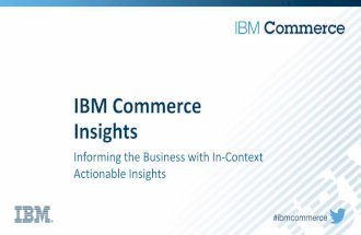 Commerce insights customer slides