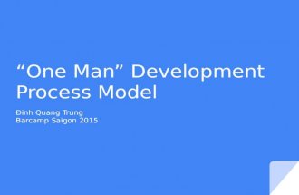 “One man” development process model