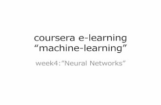 Coursera "Neural Networks"