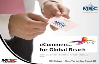 E-Commerce for Malaysia