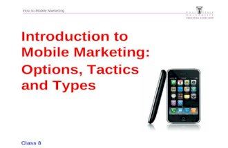Intro to Mobile Marketing_Michael Hanley