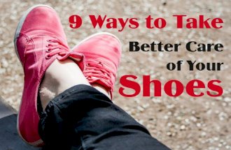9 Ways to Take Better Care of Your Shoes