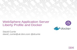 WebSphere Application Server Liberty Profile and Docker