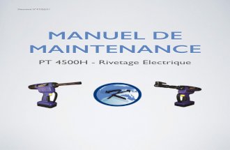 Manuel maintenance de la PT4500H