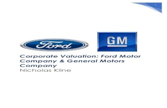 Corporate Valuations Report - Ford and GM