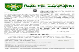 Bulletin Municipal - Décembre 2015 - Saint-Martial de Valette