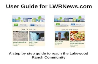User guide for LWRNEWS.COM