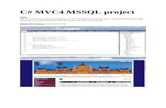 C# MSSQL Dot Net MVC