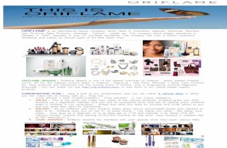 Oriflame opportunity pdf