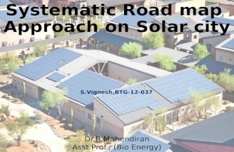 Systematic Roadmap Approach on Solar City