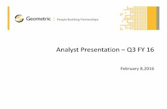 Geometric limited-analyst-presentation-q3 fy16