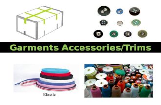 Garments accessoriess trims