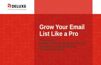 Grow Your Email List Like a Pro