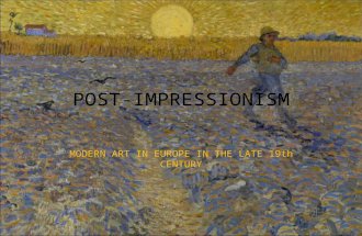 Post-Impressionism  and Seurat
