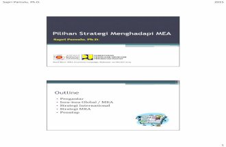 Pilihan strategi bisnis konstruksi menghadapi MEA