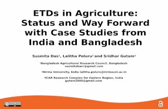 ETDs in Agriculture