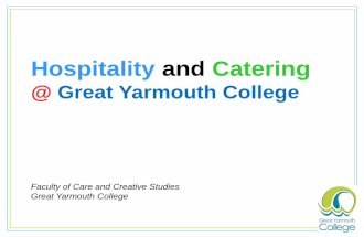 Marketing Hospitality & Catering A3 booklet and powerpoint