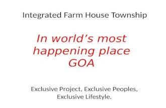 Integrated farm house township goa get hug discount rates through haritdharaa.com