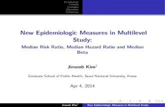 New Epidemiologic Measures in Multilevel Study: Median Risk Ratio, Median Hazard Ratio and Median Beta