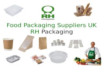 Food Packaging Suppliers UK | RH Packaging