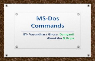 Collection of all DOS command