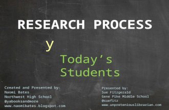 Research process for today’s students