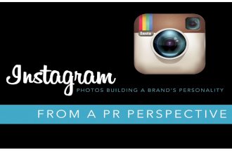 Instagram From A PR Perspective