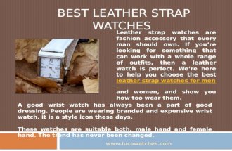Best leather strap watches