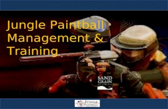 Jungle paintball management training
