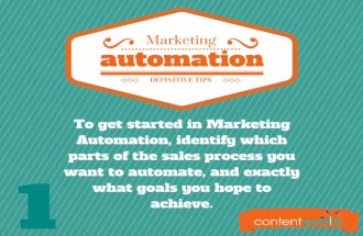 Marketing Automation - Definitive Tips