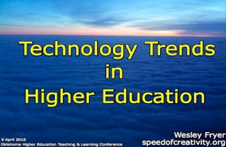 Technology Trends in Higher Education