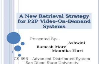 P2P Video-On-Demand Systems Presentation