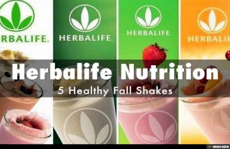 Herbalife Nutrition: 5 Healthy Fall Shakes