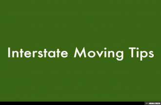 moving interstate checklist
