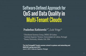 Software-Defined Approach for QoS and Data Quality in Multi-Tenant Clouds