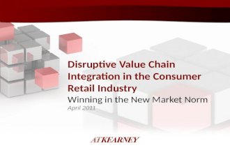 Disruptive Value Chain Integration in Consumer Product Industry