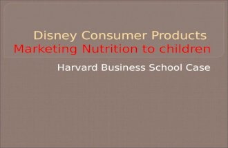 Disney marketing nutrition_to_children