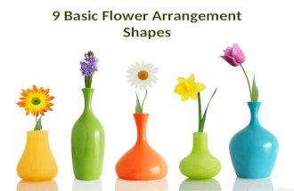 9 basic flower arrangement shapes