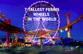 7 tallest ferris wheels in the world