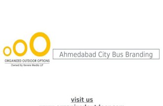 Ahmedabad City Bus Advertising