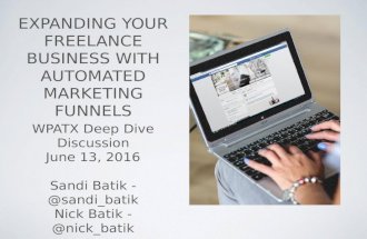 Expanding Your Freelance Business With Automated Marketing Funnels