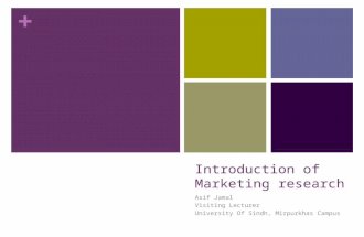 Introduction to Market Research