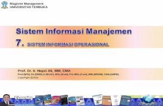 7. hapzi ali, sistem informasi operasional (operational information system),  ut
