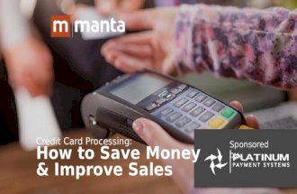 Credit Card Processing: How to Save Money & Improve Sales