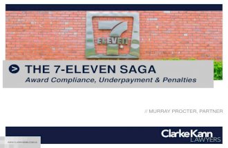 The 7 Eleven Saga - Murray Procter