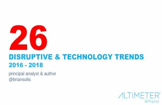 Disruptive trends 2016 2018 par brian solis