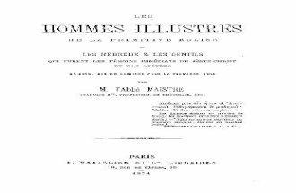 JEANNE DE MATEL, in DENYS LAREOPAGITE, in Abbé MAISTRE Les hommes illustres de la primitive eglise 1874